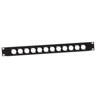 19 U-shaped rack panel 12 Sockets 1U