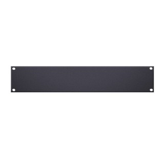 19 U-Rackblende 2 HE, Aluminium