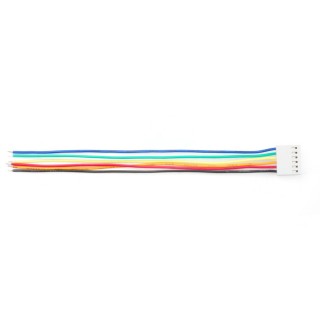 7-Pin PCB connector cable plug, wire-to-board, color-coded, 20cm