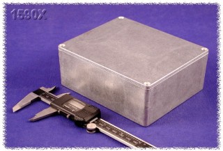 Aluminium Gehuse 121x145x52 mm, natur