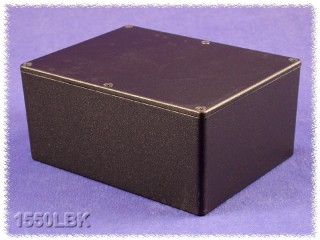 Diecast Enclosure 51x165x72 mm, black