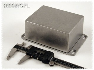 Aluminium Gehäuse, wasserdicht, Deckel mit Montagewinkeln 94x120x53 mm,...