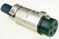 Amphenol Kabelbuchse 4-pol, Metall 4-Pol