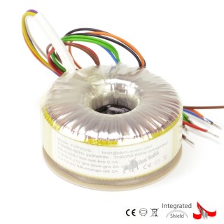 Audio Ringkerntrafo P2P - Sek: 500vct, 6.3vct, 5v