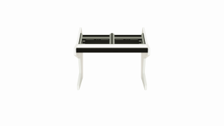 DUO with 8U upper rack & table top & keyboard drawer