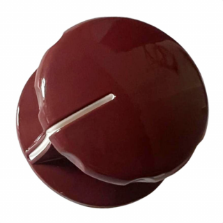 Bakelite Knob Fester RCA black 33mm Large, wine red