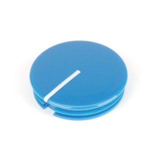 Classi Knob Cap 28mm Blue Glossy Indicator line by Elma