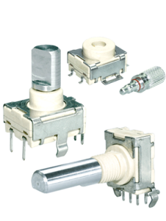 Elma E27 Encoder THT, horiz, 30D/1.5N, 6N, M7, IP67, E27-0-111548L111