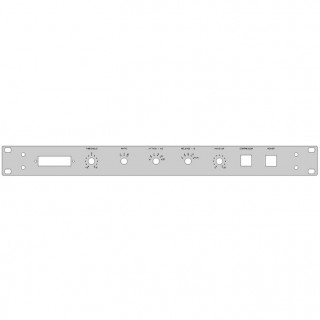 GSSL Frontpanel Standard Pushbutton Version, Slim VU-Meter