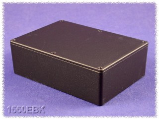 Hammond Diecast Aluminum Enclosure black 171x121x51mm