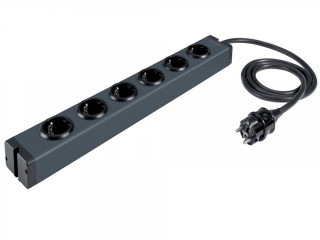 Inakustik Exzellenz Power bar AC - 25.6 Power bar AC-25-6 Alu/Anthracite...
