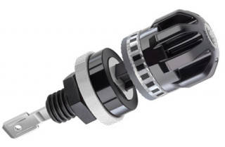 Kopie von WBT Pole Terminal WBT-0703 silverplated Ag White