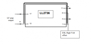 Lundahl LL2736 Electrostat Loudspeaker Transformer