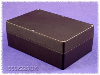 Thick Wall Diecast Enclosure 147x223x50 mm, black