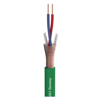 Sommercable Microphone cable Stage 22 Highflex 2 x 0,22 mm², Ø6,40mm, green