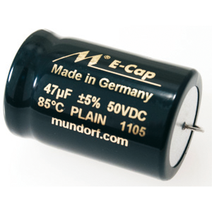 Mundorf ECap 50V AC PLAIN  Audio Electrolytic capacitor  Elko (bipolar &...