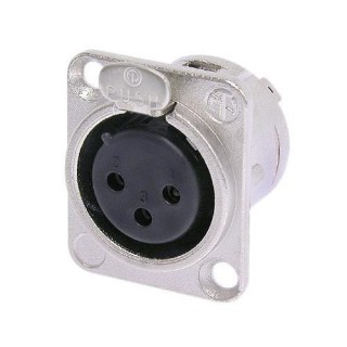 Neutrik NC3FD-L-1 XLR Chassis Connector