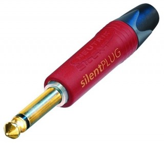 Neutrik NP2X-AU-SILENT Professionelle 6.35 mm Klinkenstecker silentPLUG