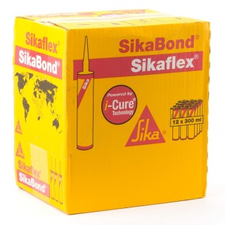 SikaBond T2 1-komponentiger, elastischer Akustik-Klebstoff 12 x 300 ml wei