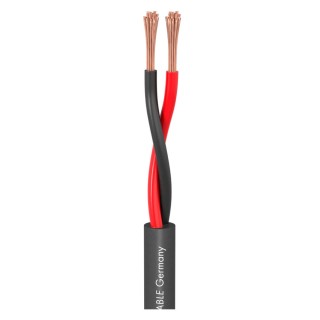 Sommercable Lautsprecherkabel Meridian Mobile SP215 2 x 1,50mm, schwarz