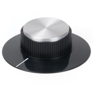 Vintage Knob UREI, Aluminum Cap, Skirt 77mm