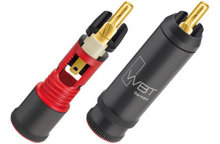 WBT RCA cinch cable connector WBT-0114 Cu White