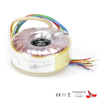 G-Pultec Ringkerntrafo - Pri.: 2x115v- Sek: 220v, 9v und 5v Stereo...