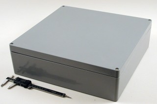 Watertight GRP Enclosure 400x405x120 mm, Gray