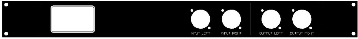 V-Case Rückplatte 1HE