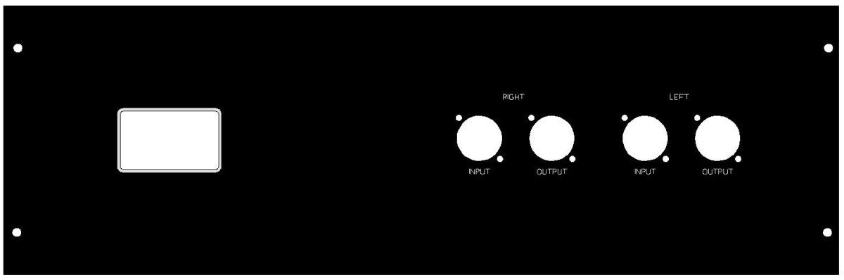 V-Case Back-Panel 3HE