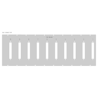 Stecker Platte inkl. Befestigungs-Zubehör