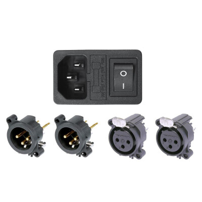 Neutrik XLR Goldkontakte & IEC Zubehör