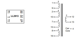 Lundahl LL2913C Audio Übertrager