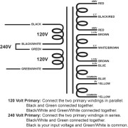 Edcor XPWR149 tube power transformer 800vct, 6,3vct, 6,3v...