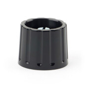 Elma Classic Collet Knob 21mm, 4mm shaft, black, glossy,...