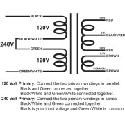 Edcor XPWR105 Power transformer