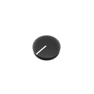Classi Drehknopf Cap 14,5mm schwarz matt indicator Linie by Elma