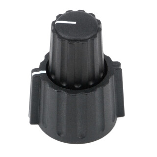 Classi Konzentrischer Spannzangenknopf mit Indikator-Flügeln schwarz