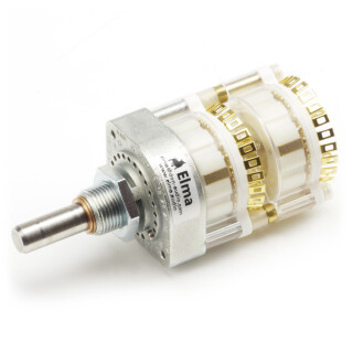 Elma Rotary switch Type 04 Eyelets 2 Wafers 8 x 5 Shorting 04-2453