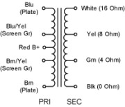 Hammond Audio Transformer 4.3K OHM 60 WATT 1650NA