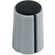Sifam British Collet Knob, 11mm, grey