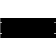 19" 4U Frontpanel Rack Aluminium Blank Black