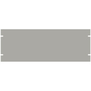 19" 4U Frontpanel Rack Aluminium Blank Light Grey