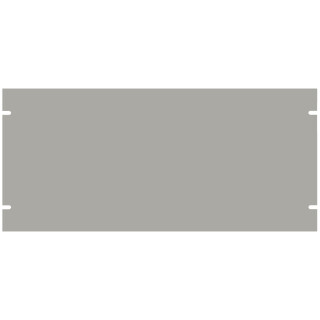 19" 5HE Frontplatte Rack Aluminium unbearbeitet Military grau