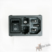 IEC Gerätestecker mit Schalter 1-Polig