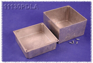 Eddystone Diecast Aluminum Enclosure 125x125x75mm