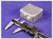 Aluminium Gehäuse 55x60x26 mm, natur