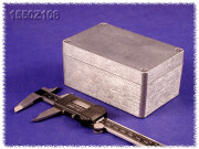 Thick Wall Diecast Enclosure 81x125x43 mm, Natural Aluminum