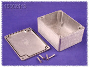 Thick Wall Diecast Enclosure 90x115x50 mm, Natural Aluminum