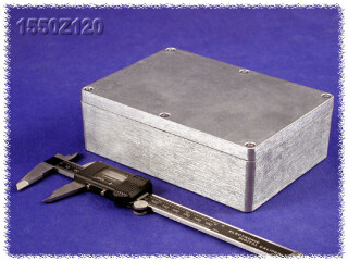 Thick Wall Diecast Enclosure 121x171x45 mm, Natural Aluminum